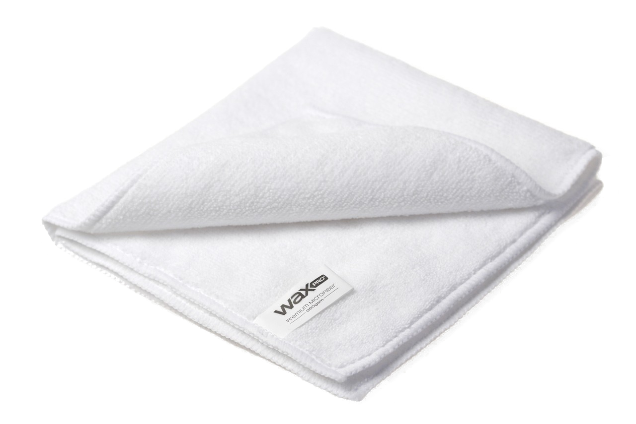 waxPRO Premium Microfiber White 360 gsm 40x40cm